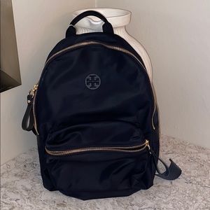 Tory Burch black tilda zip backpack